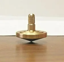 METAL SPINNING TOP * SOLID BRASS * MADE IN THE USA* FREE SHIPPING* HIGH QUALITY*