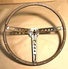 1965 1966 & Other Ford Mustang Used OEM Rough Deluxe Steering Wheel Only