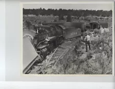 GRAND CANYON ORIGINAL PHOTO TRAIN WRECK VINTAGE 7 X 9 INCH RAILROAD 1939