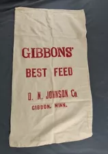 Genuine Old but Unused Home-Made Feed Sack Cloth Bag