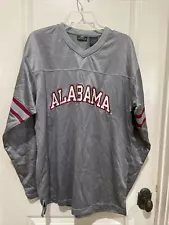 Alabama Crimson Tide Active Gray Game Day Hockey Jersey Roll Tide Adult Medium