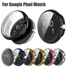 Case For Google Pixel Watch 1 2 Soft TPU Full Screen Protector Shockproof Cover