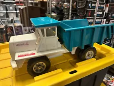 Vintage RARE BUDDY L BIG MAC 2802 Steel Dump Truck w Box - BEAUTY!! OG PAINT