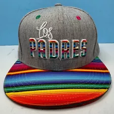 San Diego Padres Los Padres Hispanic Heritage Hat 2022 Theme Sugar Skull Serape