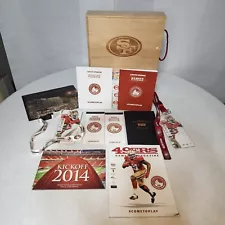 San Francisco 49ers 2014 Levis Stadium Inaugural Season Ticket Holder Wooden Box