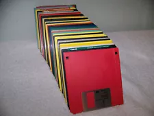 Floppy Diskettes 3.5 3 1/2 Lot of 42