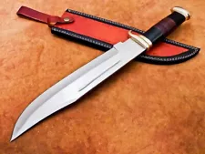 New ListingHandmade D2 17" Hunting Crocodile Dundee High Polish Survival Bowie Knife 9705