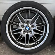 GENUINE BMW M5 (E39) 18” STYLE 65 ALLOY WHEELS - CHROME SHADOW - USED 540i 530i