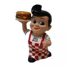 Collectible Vintage Bob's Big Boy Coin Bank Hamburger 8" Statue 2001 VGC