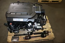 2013-2014 Honda Accord Coupe V6 J35Y2 Engine 6 Speed Manual Trans Gearbox, Axles