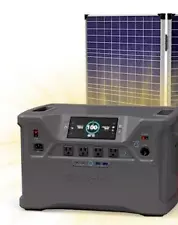 4Patriots Brand New Solar Power Generator 2000X with 2 new Solar Panels