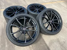 19" + 20" Chevy Corvette Z06 C7 OEM wheels rims 5542 5543 tires 2017 2018 2019