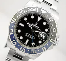 Rolex GMT Master II 116710 BLNR Steel 24Hr Black & Blue Ceramic Bezel 40mm Watch