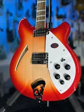 New Rickenbacker 360 Fireglo Electric Guitar w/ OHSCase, Auth Dealer 711