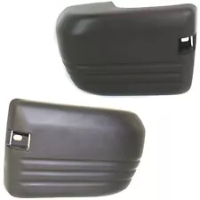 Bumper End Caps For 1989-1991 Isuzu Trooper Set of 2 Rear Primed