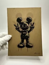 Chris Boyle 'Kaws for Peace' Small Art print COA Artist proof 5/10