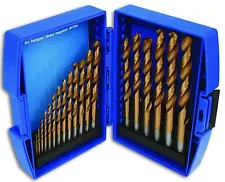 Laser Titanium Coated Drill Set 19pc 4004