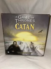 A Game of Thrones Catan Brotherhood of the Watch Game *Incomplete Sold For Parts