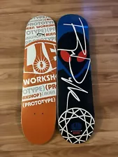 Rob Dyrdek team Rider Series Prototype And 20th anniversary Deck! (RARE )