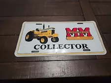 NEW! Minneapolis Moline G1000 Vista Tractor MM Collector License Plate