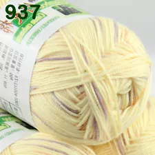 Sale New 1SkeinsX50gr Super Soft Bamboo Cotton Baby Hand Knitting Crochet Yarn