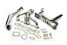 Turbo Shorty Headers for Chevrolet Chevy SBC Engine 350 Exhaust Manifold T4 (For: Chevrolet)