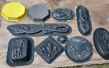 Lot Of 10 Molds Mold plastic concrete plaster mould resin Gostatue Garden Art