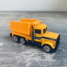 TH600 CLASSIC ORANGE DIECAST 3" PETERBILT DUMP TRUCK - MADE IN CHINA