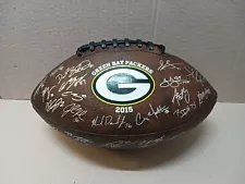 GREEN BAY PACKERS 2015 Facsimile Team Signed Football