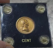 Civil War Style Token President Andrew Jackson & George Washington Penny