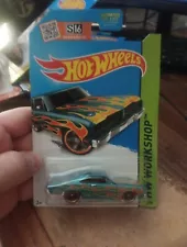 Hot Wheels 74 Brazilian Dodge Charger #206 Blue HW Workshop For Sale