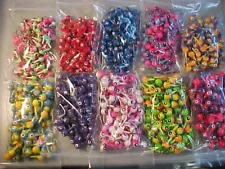 100 NEW FLOATING WALLEYE JIG HEADS 3/8 & 1/4 SIZE 1 AND 2 HOOKS OZ