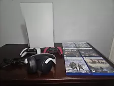 Sony PS5 Blu-Ray Edition Console - (Includes 6 Games, 2 controllers, Headphones)