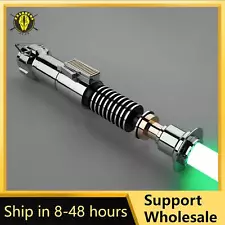 Hot Star Wars Luke Skywalker Lightsaber Silver Metal 16 Colors RGB Light Replica