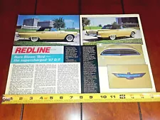 1957 THUNDERBIRD SUPERCHARGED D/F ORIGINAL 1989 ARTICLE