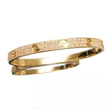 CARTIER Love Bracelet #19 New mode YG Diamond 19 mens bracelet