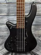 Used Schecter Left-Handed Stiletto Stealth-5 Active Electric Bass with Gig Bag