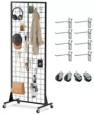 Urban Deco Grid Wall Panels – 2' x 5.5' Ft Display Stand with Gridwall Panels...