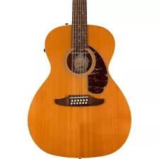 Fender California Villager 12-String Acoustic-Electric Guitar Aged Natural