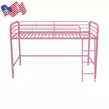 Alyssa Pink Metal Junior Loft Bed FREE SHIPPING USA