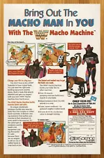 1992 Exerscience Nordic Track Print Ad/Poster Exercise Fitness MACHO MAN WWF Art