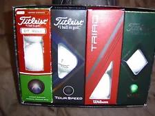 Golf Balls -sleeves of 3 quality balls, new