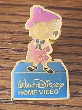 Disney Home Video Pin Olivia Flaversham. Very Rare. Never For Sale! 1986?