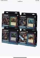 Magic: The Gathering Commander Deck - Set of 4