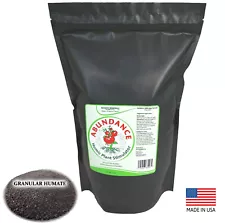 Abundance Humic Plant Stimulator 5lb Natural Humate Humic Acid for Garden, Lawns