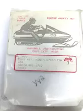 NOS Snowmobile Marshall L1010 Engine Gasket Set Hirth 171R 172R Arctic Cat 634