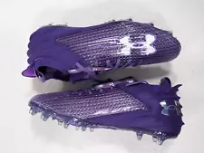 Under Armour Shoes Mens 13 Football Cleats Blur Smoke 2.0 MC Purple White