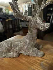 Sparkle Deer Tabletop Decor Holiday Christmas