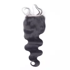 Sale Brazilian Body Wave Silk Top Closure Virgin Human Hair Body Wave Silk Base