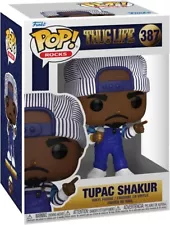 Funko Pop Rocks Tupac Shakur (Thug Life) Overalls Figure w/ Protector